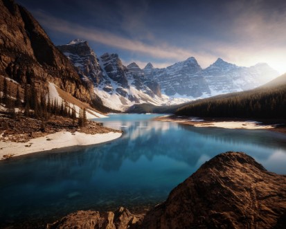 Moraine me. photowallpaper Scandiwall