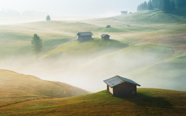 Seiseralm photowallpaper Scandiwall