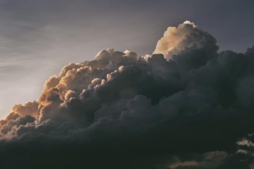 Dramatic Clouds photowallpaper Scandiwall