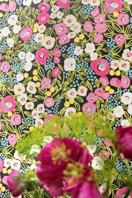 Picture of Flora Ditsy Fuchsia & Jet - GHS50113W