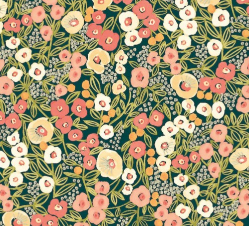 Picture of Flora Ditsy Juniper & Ginger - GHS50114W