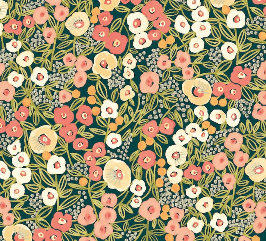 Picture of Flora Ditsy Juniper & Ginger - GHS50114W