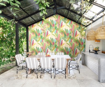 Picture of Glasshouse Emerald & Coral - GHS50153W