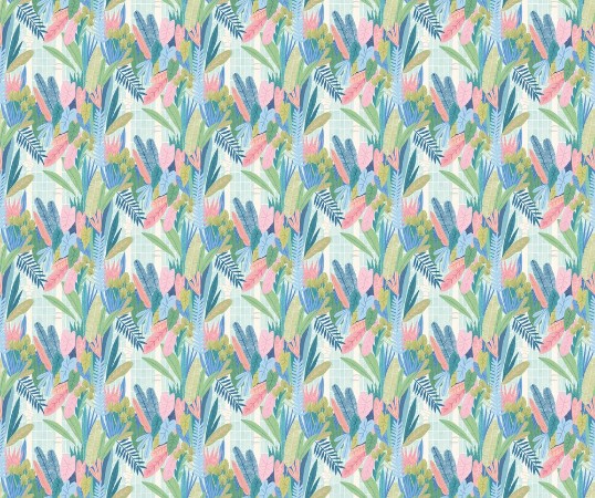 Picture of Glasshouse Indigo & Pink - GHS50151W