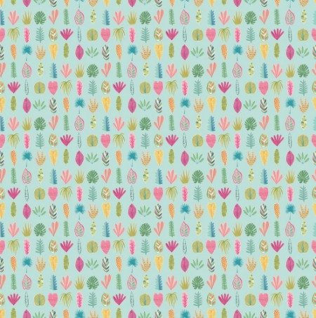 Picture of Leaf Boogie Aqua & Raspberry - GHS50109W