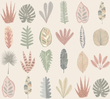 Picture of Leaf Boogie Linen - GHS50106W