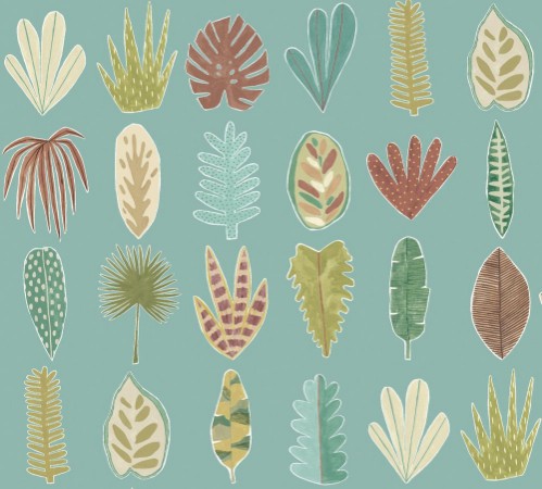 Picture of Leaf Boogie Seafoam  - GHS50104W