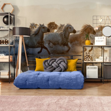 Picture of Galopperende hester