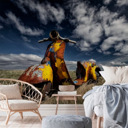 Afbeeldingen van Yellow Scooter