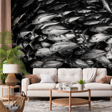 Afbeeldingen van Silver wall