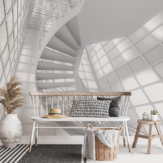 Image de Stairs in White