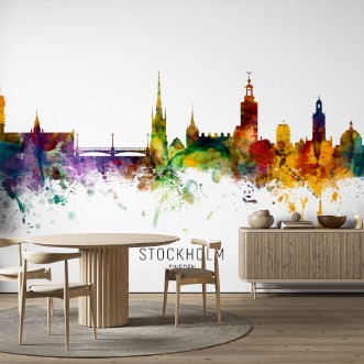 Bild på Stockholm Sweden Skyline