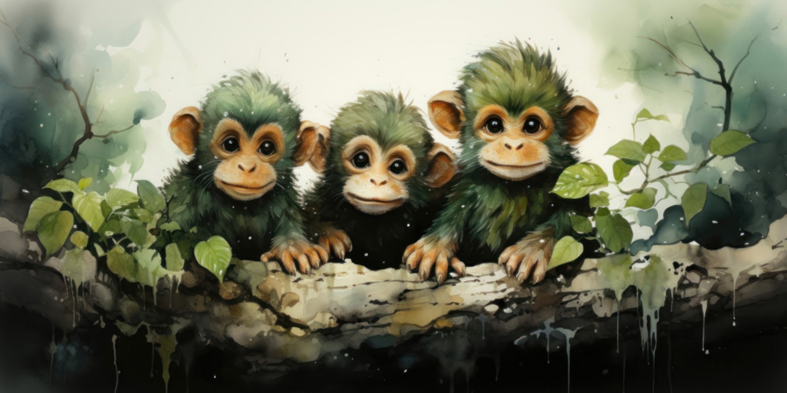Image de Trois singes