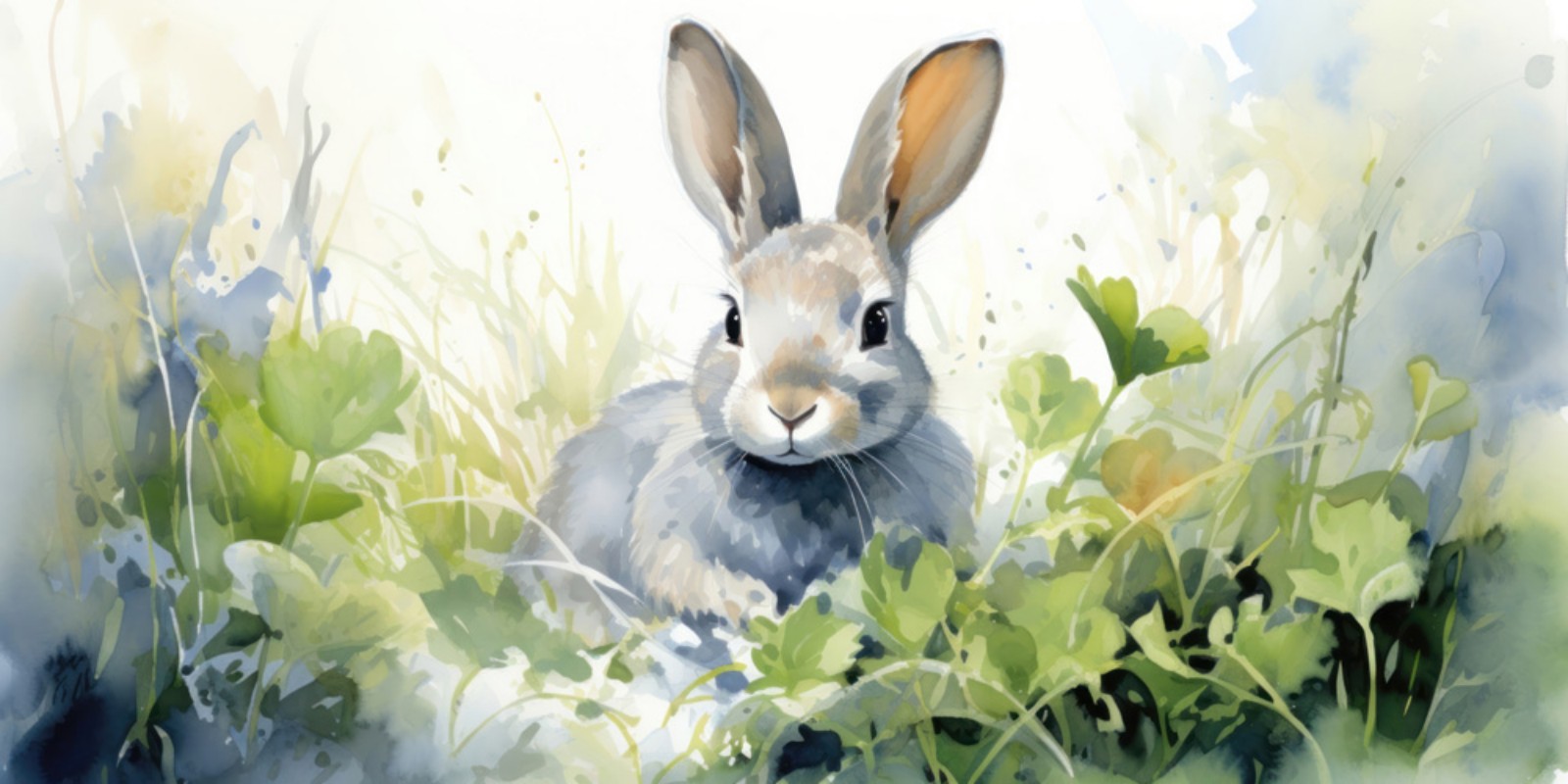 Afbeeldingen van Watercolour Rabbit