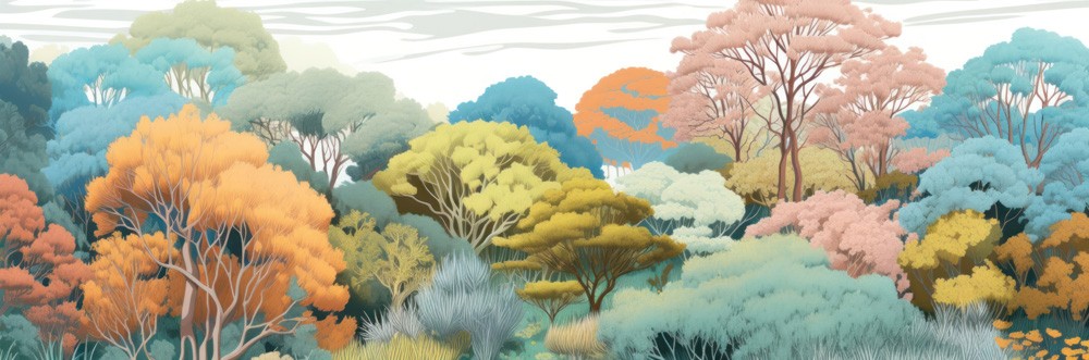 Bild på Trees in Savannah