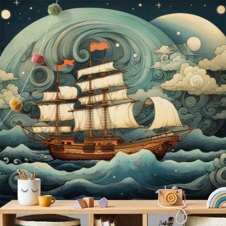 Afbeeldingen van Pirates at Sea