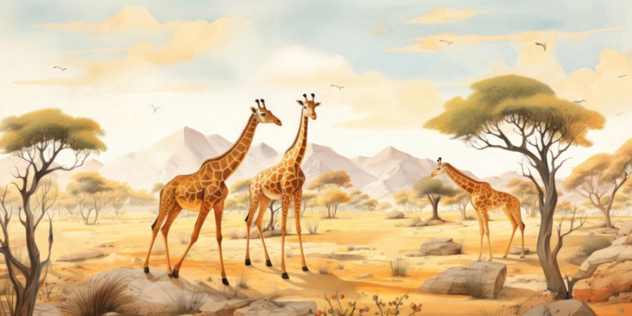 Image de Savannens giraffer