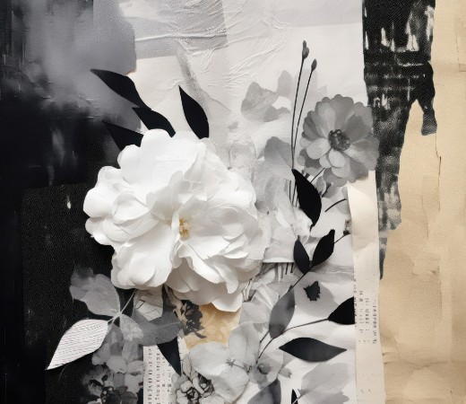 Flower Art photowallpaper Wallpassion