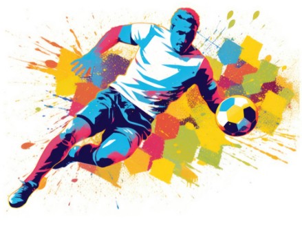 Football player photowallpaper Wallpassion