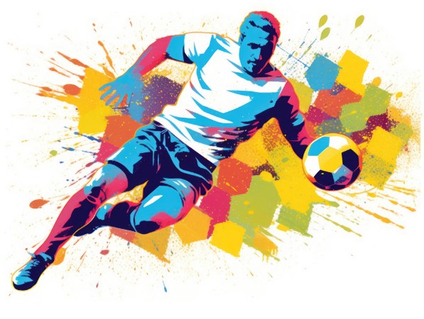Football player photowallpaper Wallpassion