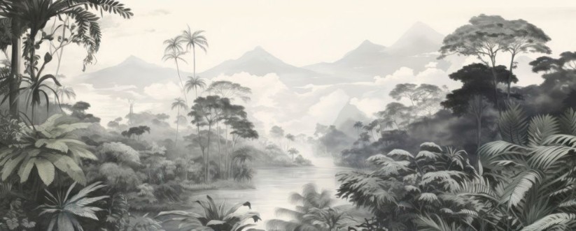 Foggy View photowallpaper Wallpassion