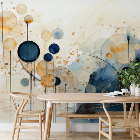 Picture of Abstrakta bubblor och linjer