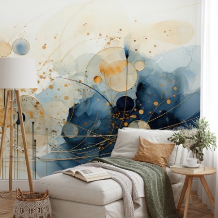 Picture of Abstrakta bubblor och linjer