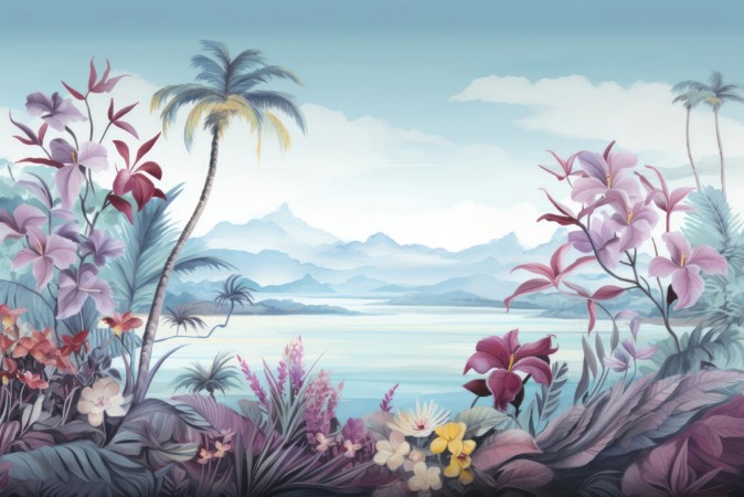 Jungle View photowallpaper Wallpassion