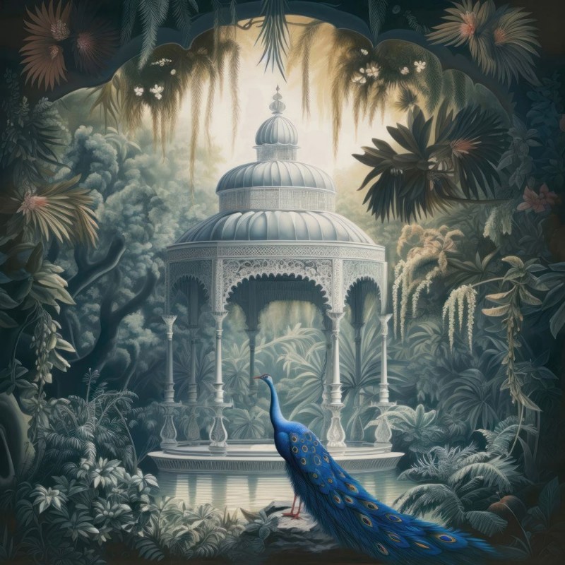 Image de Gazebo and Peacock