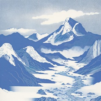 Mountain View photowallpaper Wallpassion