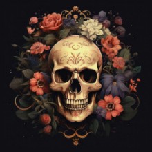 Bild vun Deco Skull