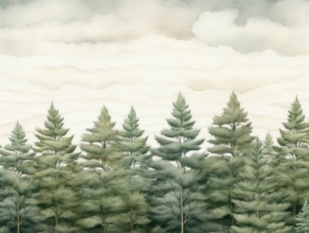 Over the Treetops photowallpaper Wallpassion