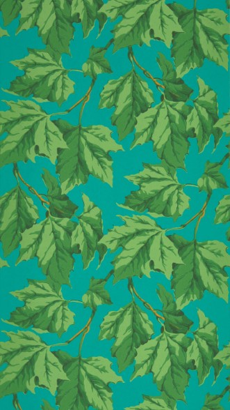 Picture of Dappled Leaf Emerald/Teal - HSRW113047