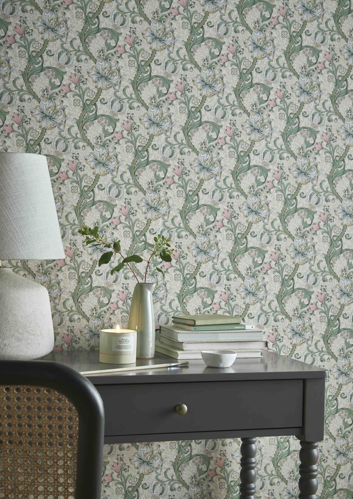 Picture of GOLDEN LILY LINEN/BLUSH - W0174/01