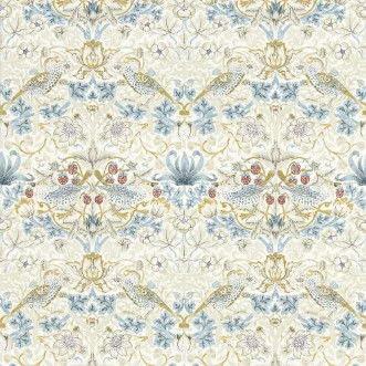 Picture of STRAWBERRY THIEF LINEN/PLUM - W0171/03