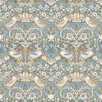 Bild på STRAWBERRY THIEF SLATE/BLUSH - W0171/05