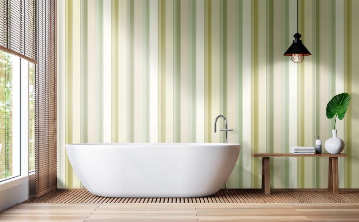 Picture of Multi Stripe Pistachio Mix - LBK50139W