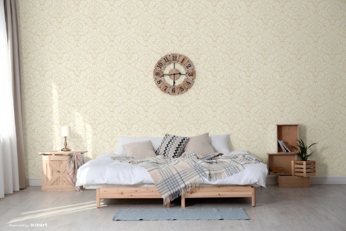 Afbeeldingen van Beige Damask - DE40806