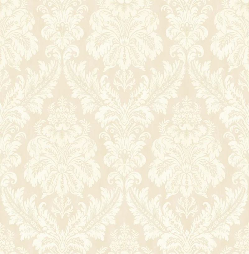 Afbeeldingen van Beige Damask - DE40858
