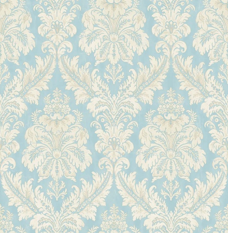 Afbeeldingen van Blue Damask - DE40855