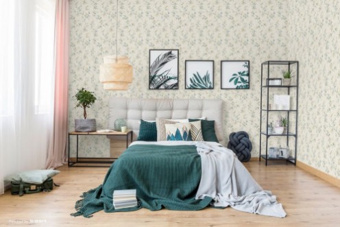 Afbeeldingen van Blue Floral - DE40838