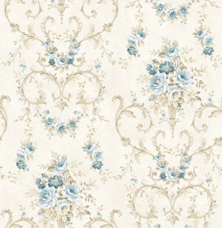 Afbeeldingen van Blue Floral - DE40850