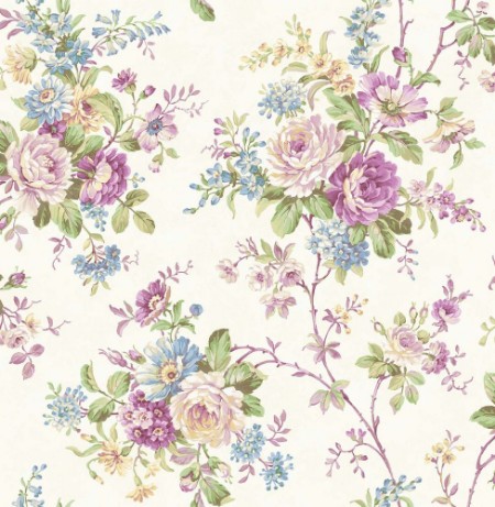 Afbeeldingen van Purple Floral - DE40831