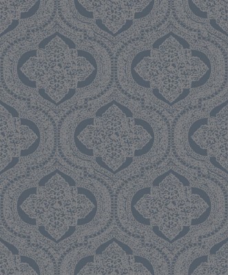 Image de Dark Blue Damask - LV3205