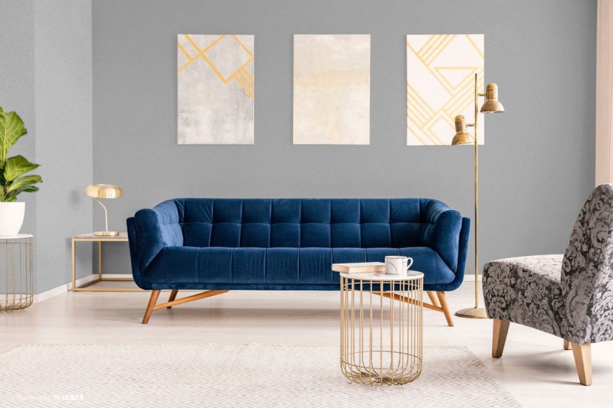 Picture of Dark Grey Linen Plain - LV1203