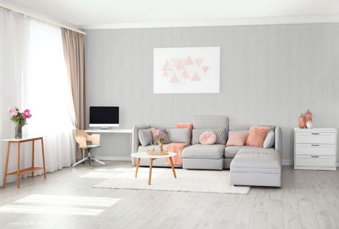 Picture of Silver Textile Plain - LV1302