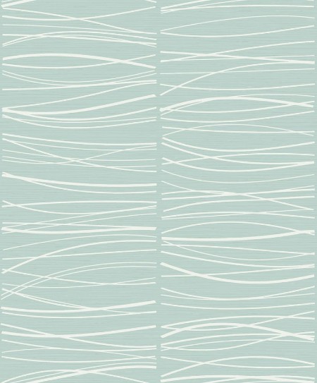Image de Aqau Wavy Lines - SK30092