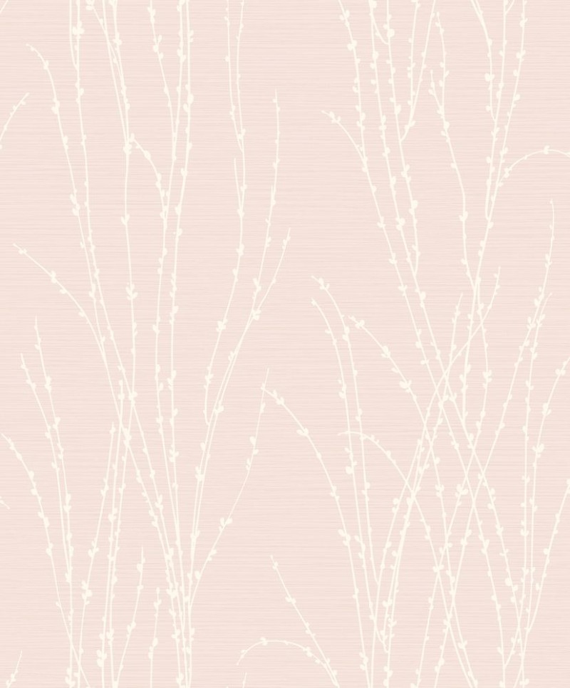 Afbeeldingen van Pink Botanical Ferns - SK30022