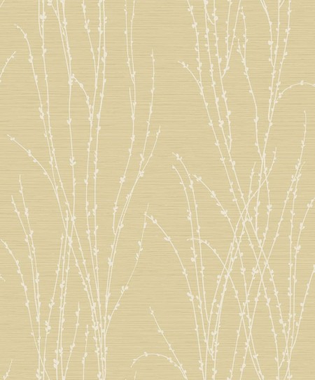 Picture of Yellow Botanical Ferns - SK30020