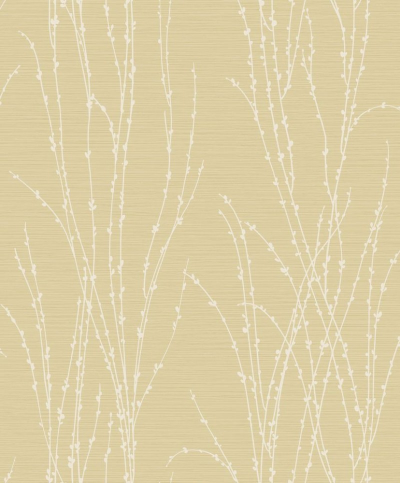 Picture of Yellow Botanical Ferns - SK30020